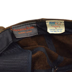 1980's ADVENTURE BOUND BROWN LEATHER CAP...
