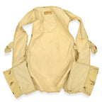 ~1950's UTICA Duxbak ROD AND GUN CLUB PRINT CORDUROY VEST... Fits like S