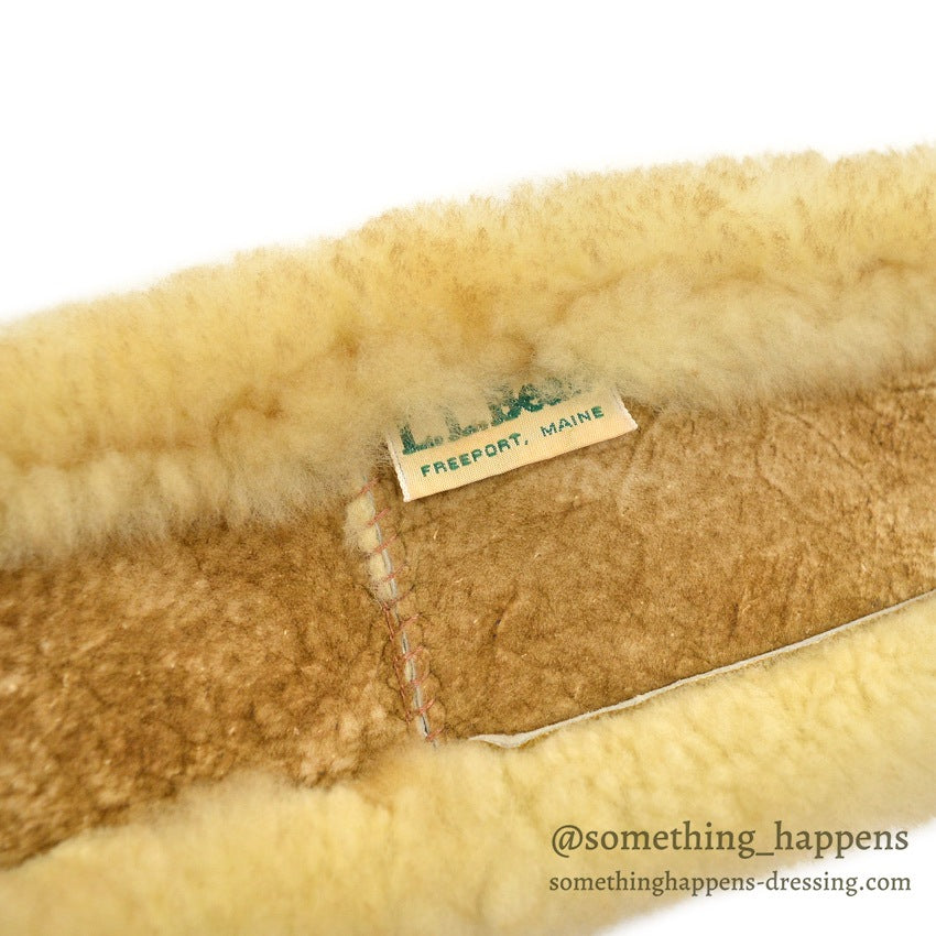 1980's L.L.BEAN SHEARLING EAR MUFF ... MINT