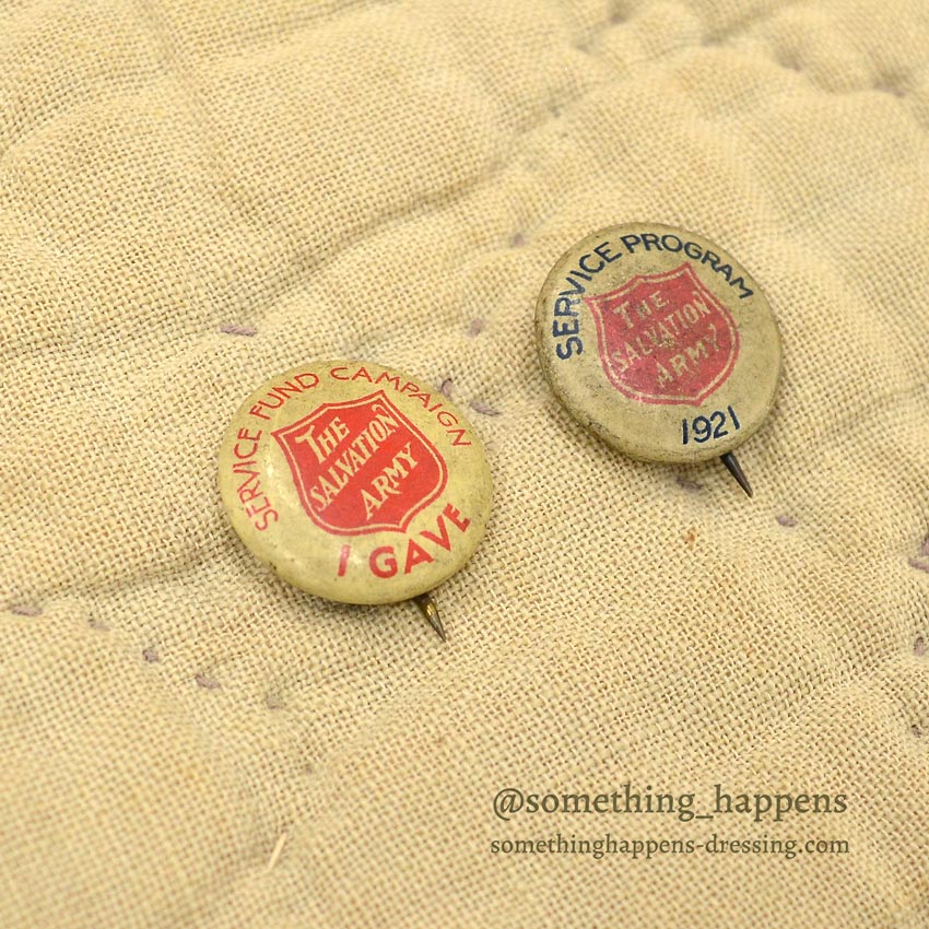 1910's〜 THE SALVATION ARMY PINBACK 2個セット ...