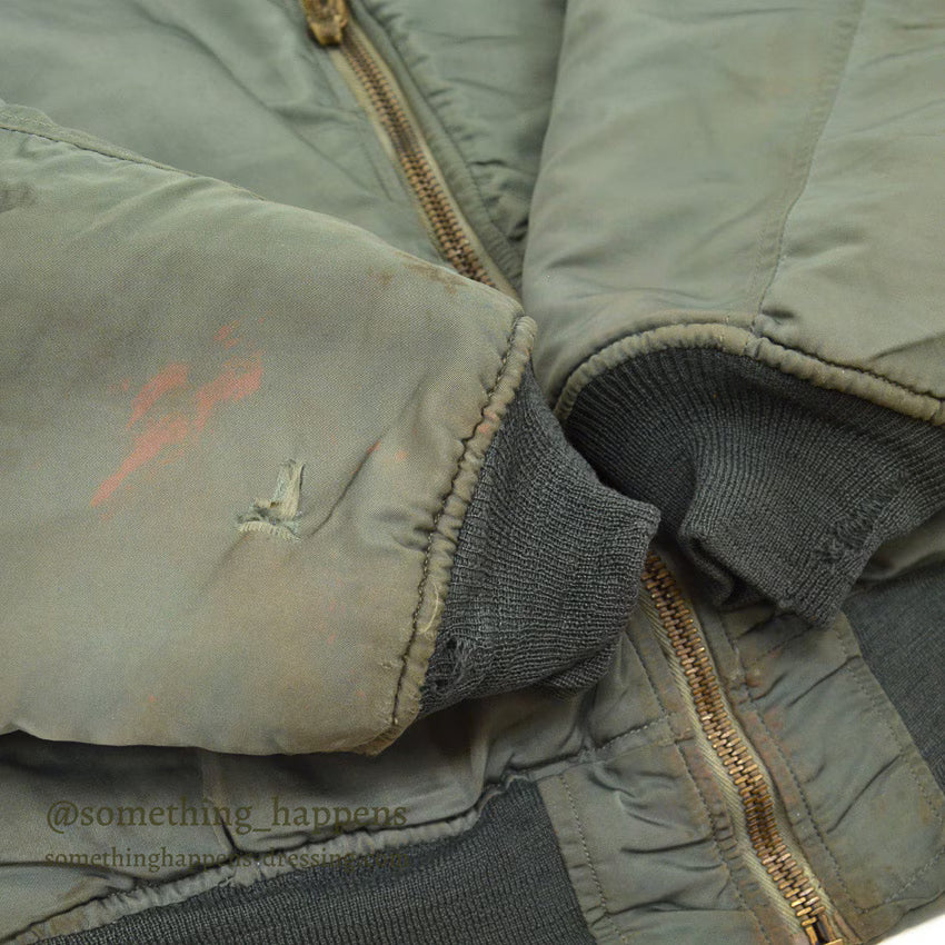 1950's USAF MA-1 FLIGHT JACKET ALBERT TURNER & CO., INC. ... MEDIUM