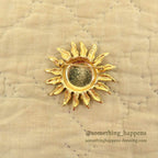 OLD FLOWER & SUN PINS ...