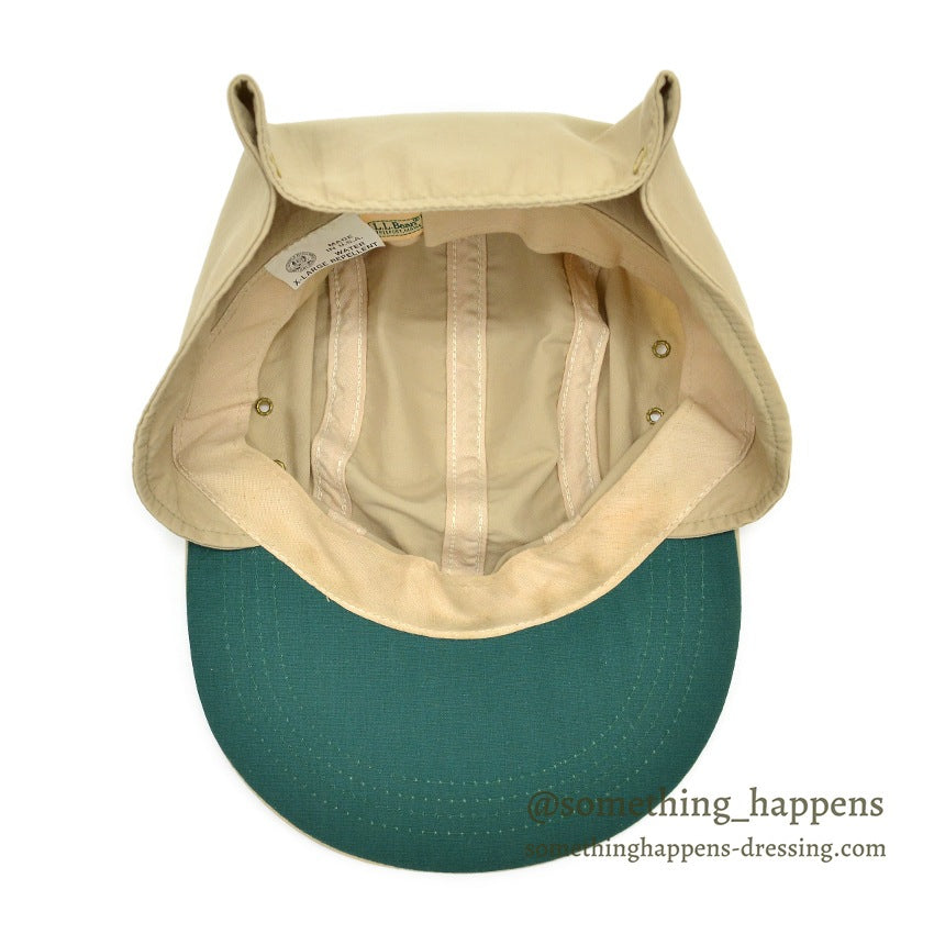 1980's L.L.BEAN FISHING CAP ... X-LARGE