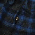1950's PENDLETON OMBRE PLAID WOOL ROBE ... L