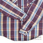 1970's〜 FIVE BROTHER PLAID FLANNEL SHIRT ... M