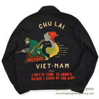 1960s Vietnam Souvenir Jacket (Vietnamese style) 1965 Special Patches...