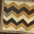 c.1940's NAVAJO RUG ZIGZAG LIGHTNING PATTERN... 163cm×110cm