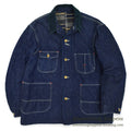 1950's UNKNOWN DENIM COVERALL BLANKET DARK... Fits like 36