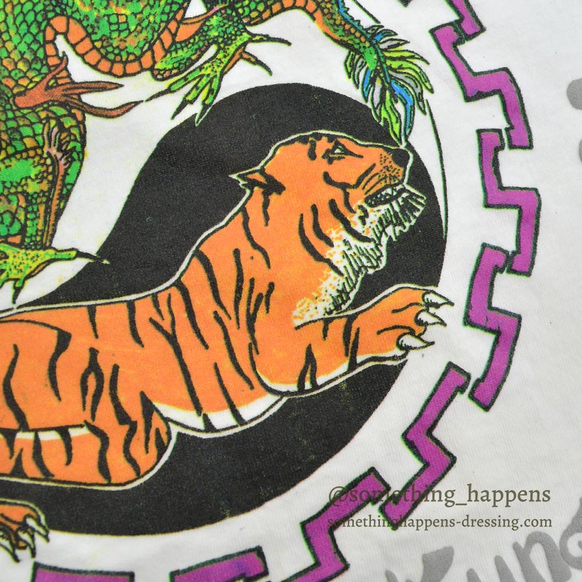 1990's HANES イエス AMERICAN KUNG-JITSU T-SHIRT ... L