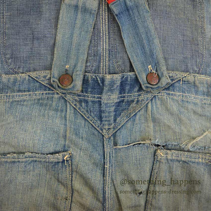 1940's SUPER BIGMAC DENIM OVERALL AS IS ... W38/L26