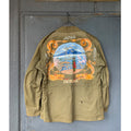 1940's M-1943 FIELD JACKET BACK PAINT, SPECIAL... 34R
