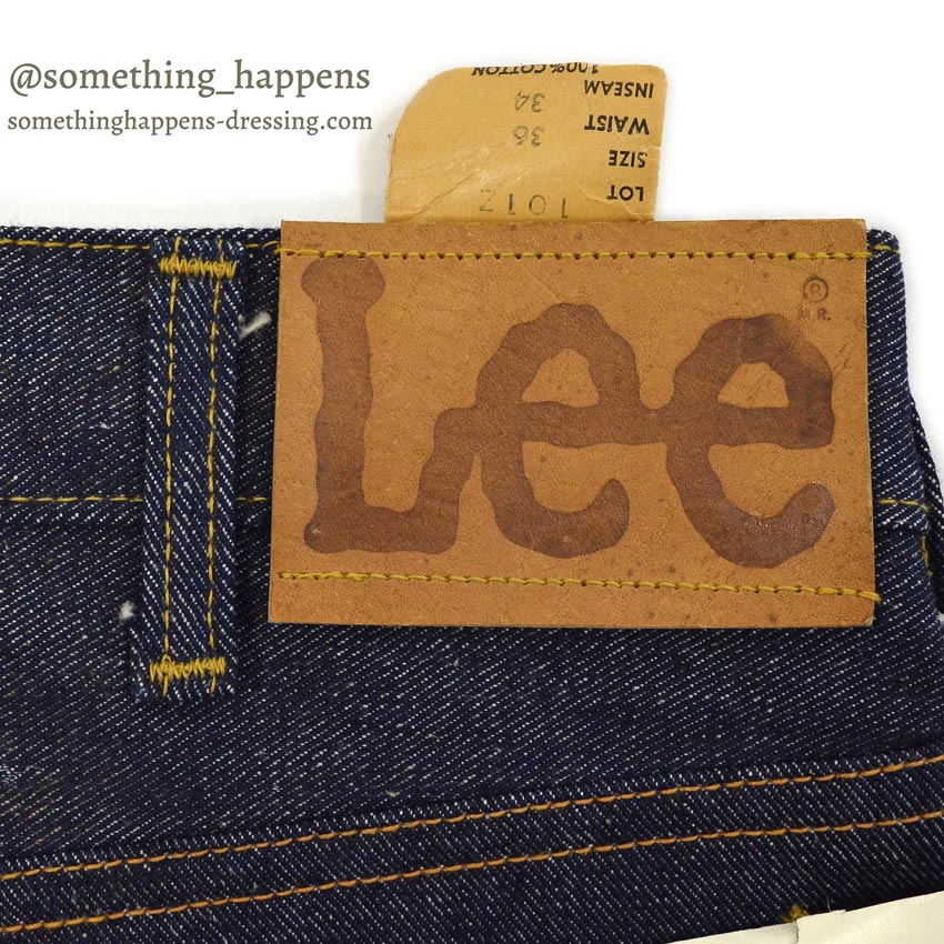 1960's DEADSTOCK Lee 101Z DENIM PANTS SELVEDGE... W36/L34