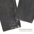 1990's Levi's 501 BLACK DENIM PANTS... W33/L32