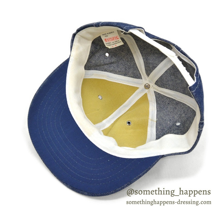〜1990's CARDINAL CAP & JACKET CO. DENIM TRUCKER CAP 2 ... S/M