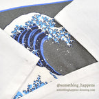 1980s WILDWOOD PRODUCTIONS Hokusai The Great Wave off Kanagawa T-SHIRT ... XL