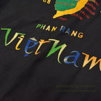 1960s Vietnam Souvenir Jacket (Vietnamese style) 68-69 Rainbow Embroidery...