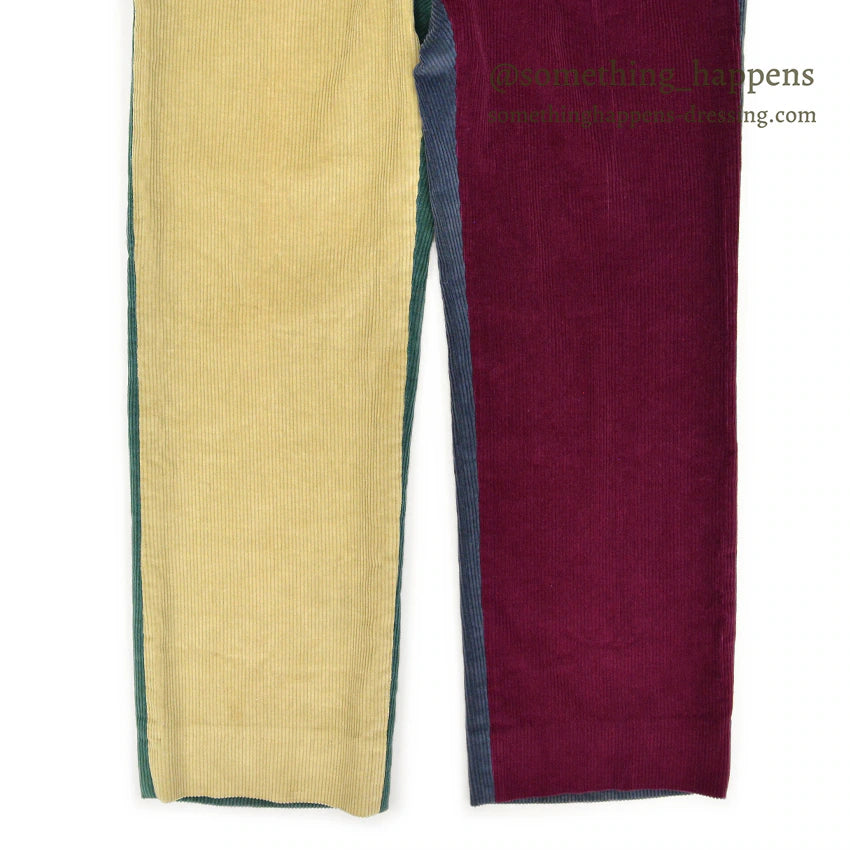 1980's HALRIN CRAZY PATTERN CORDUROY PANTS... W33/L30