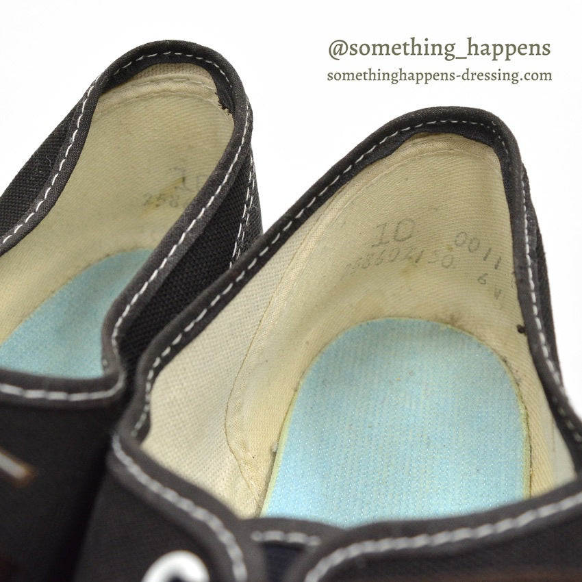 〜1980's OLD BLACK COTTON SNEAKER 1 ...