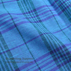 1960's DEADSTOCK SIR WALTER COTTON PLAID L/S SHIRT ... MEDIUM
