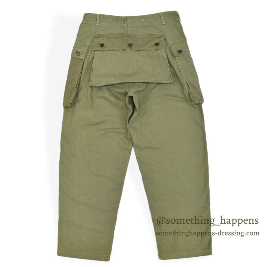 1940's U.S.M.C. WW2 M-44 HBT TROUSERS ... W32/L30