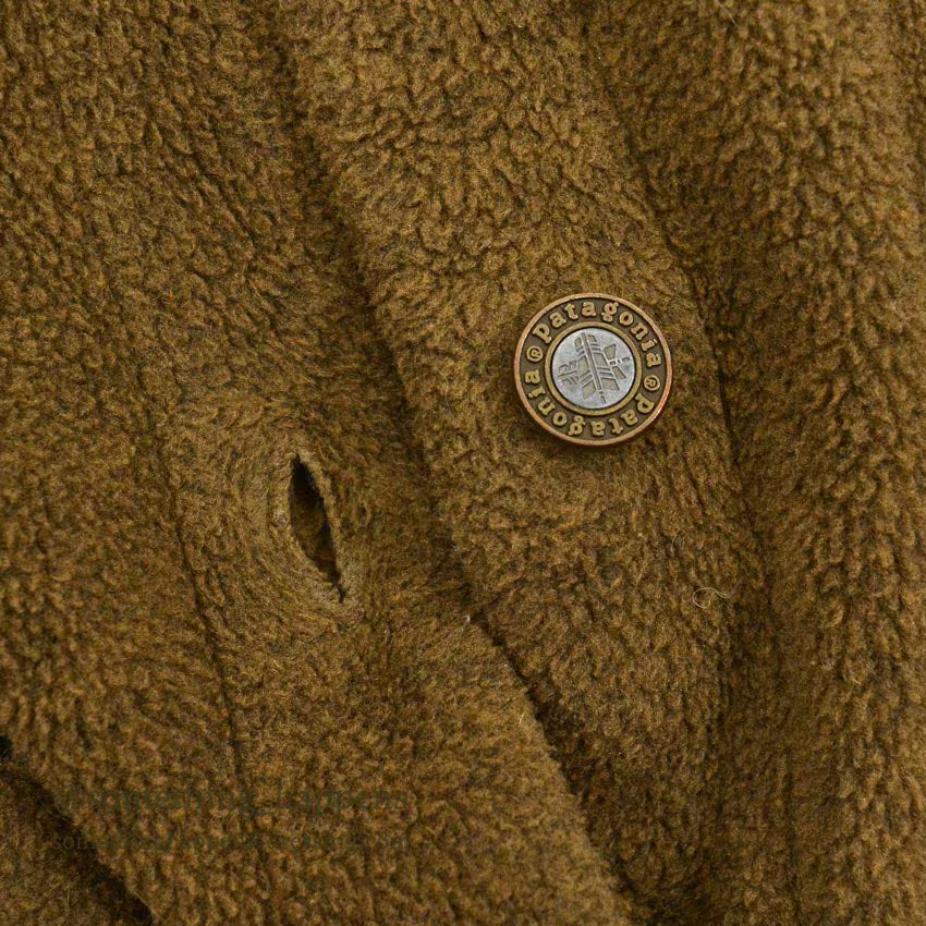 1990's PATAGONIA SYNCHILLA SHRLING COAT COYOTE BROWN ... S