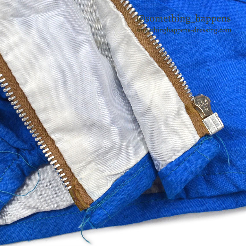1960s Vietnam Souvenir Jacket (Vietnamese style) '68 Blue FOR KIDS...