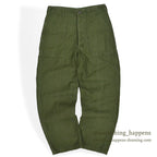1960's U.S.ARMY TROUSERS, MAN'S COTTON SATEEN OG-107, TYPE-I 1 ... W32/L31