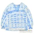 1980's CHAMPION LIGHT BLUE TIE DYE REVERSE WEAVE SWEAT SHIRT...L