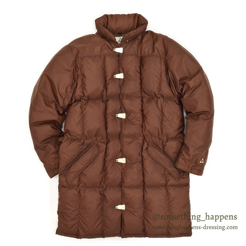 1970's GERRY DOWN SLOPE COAT BROWN... L