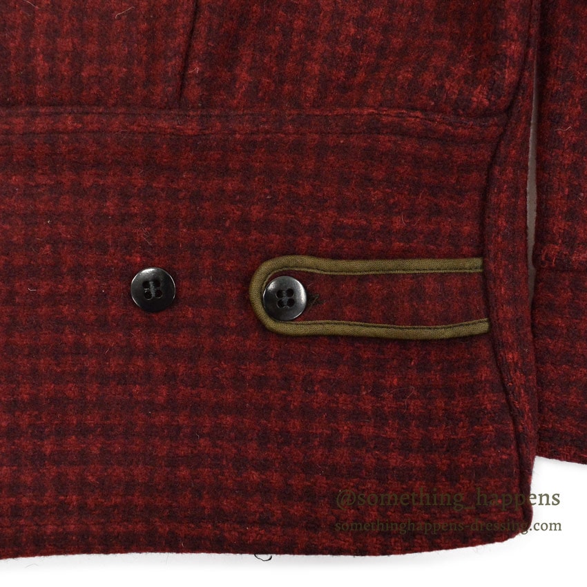 1930's~ MERRIMEL WOOL SPORTS JACKET 扇TALON ... 42