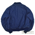 1980's~ HOPE MANUFACTURING, INC. MA-1 DENIM/NYLON FLIGHT JACKET ... L