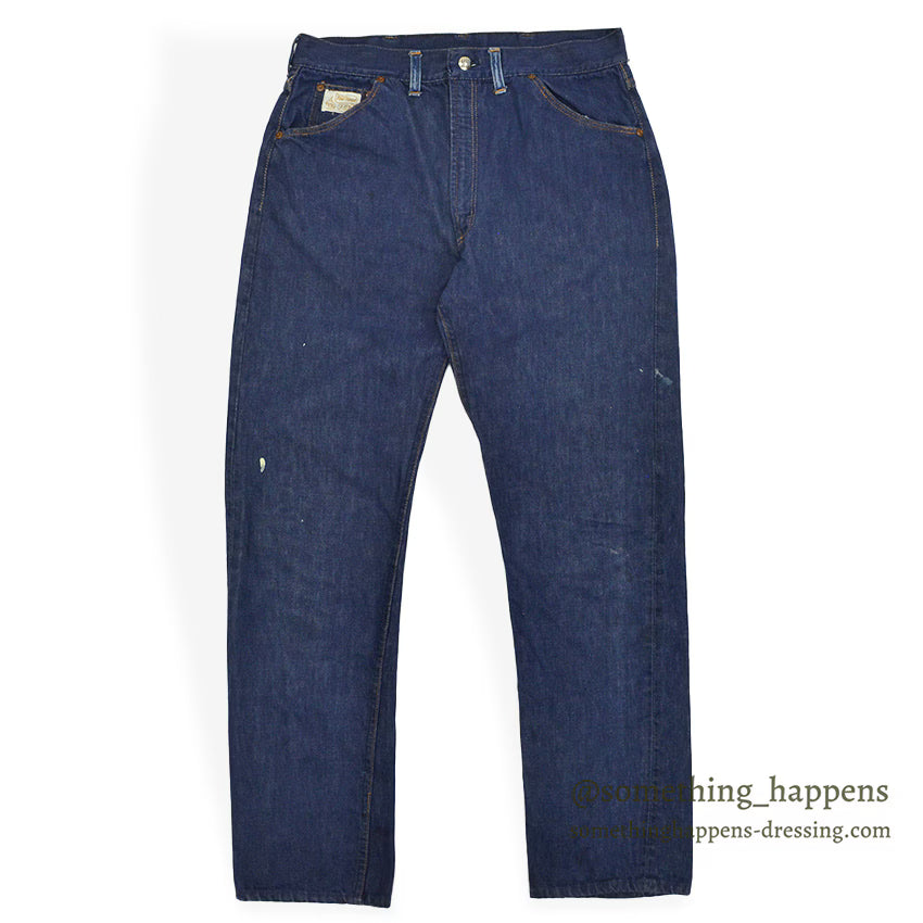 1960's POWR HOUSE MONTGOMERY WARD 101 DENIM PANTS SELVAGE... W34/L29