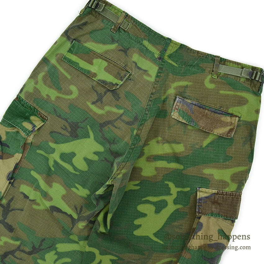 1970's USARMY ERDL MIX LEAF PANTS... MEDIUM-REGULAR