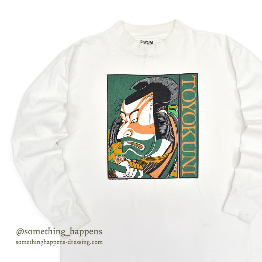 1980's WILDWOOD PRODUCTIONS TOYOKUNI ART L/S T-SHIRT 1 ... X-LARGE