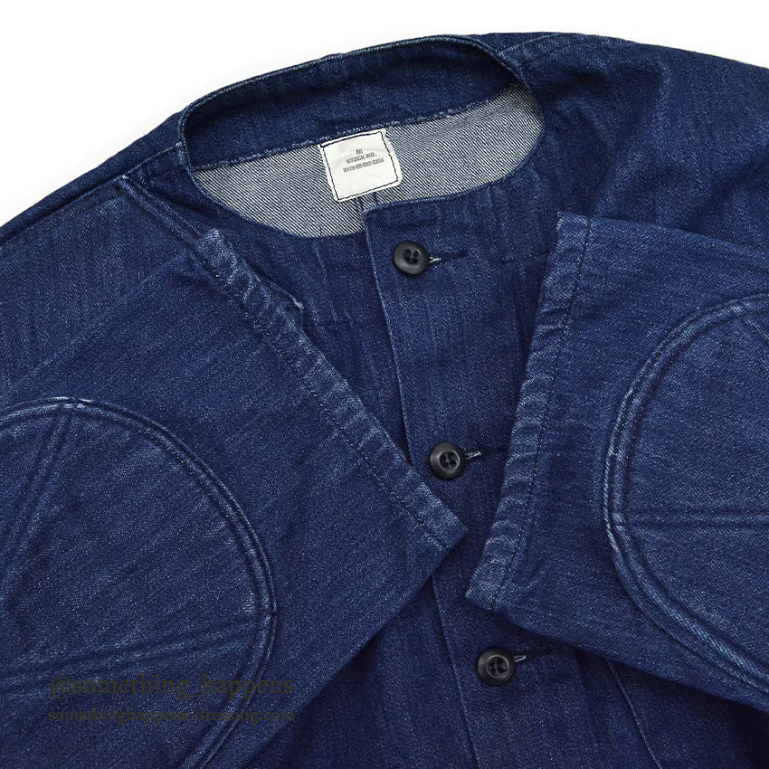 ~1980's USMILITARY COAT, SHOOTERS BLUE DENIM JACKET ... M
