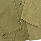 ~1940's METAL BUTTON TWO POCKETS HBT JACKET...