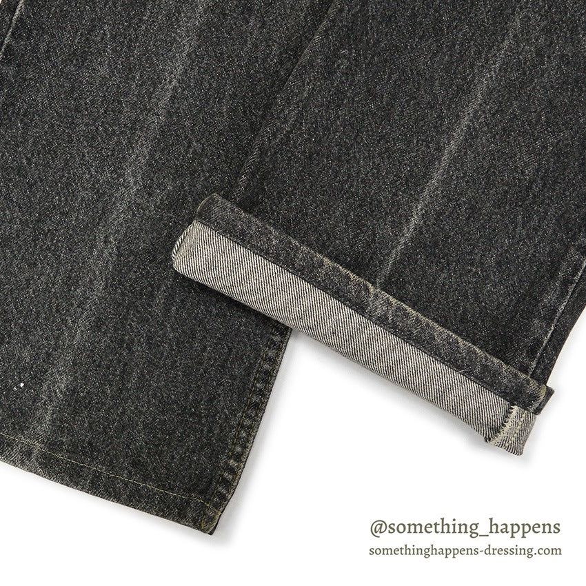 1990's Levi's 517 BLACK DENIM PANTS...W33/L29
