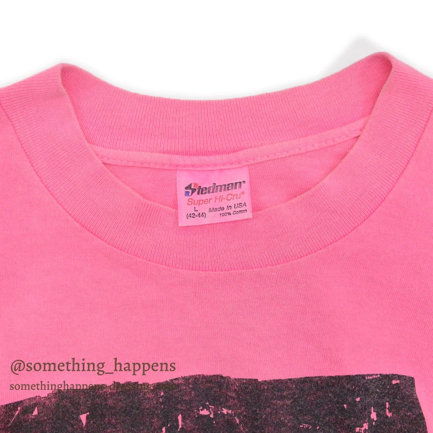 1980's~ STEDMAN ART CORE HOUDINI Illusionist T-SHIRT PINK ... LARGE