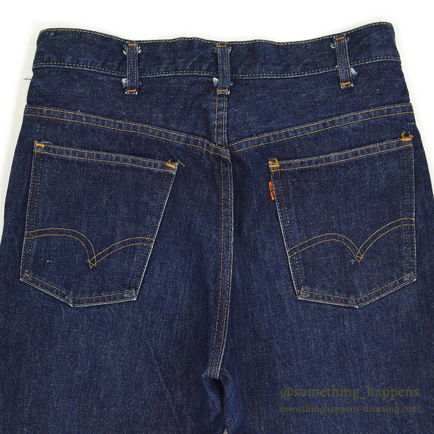 1960's LEVI'S 606 BIG-E DENIM PANTS...W30/L27