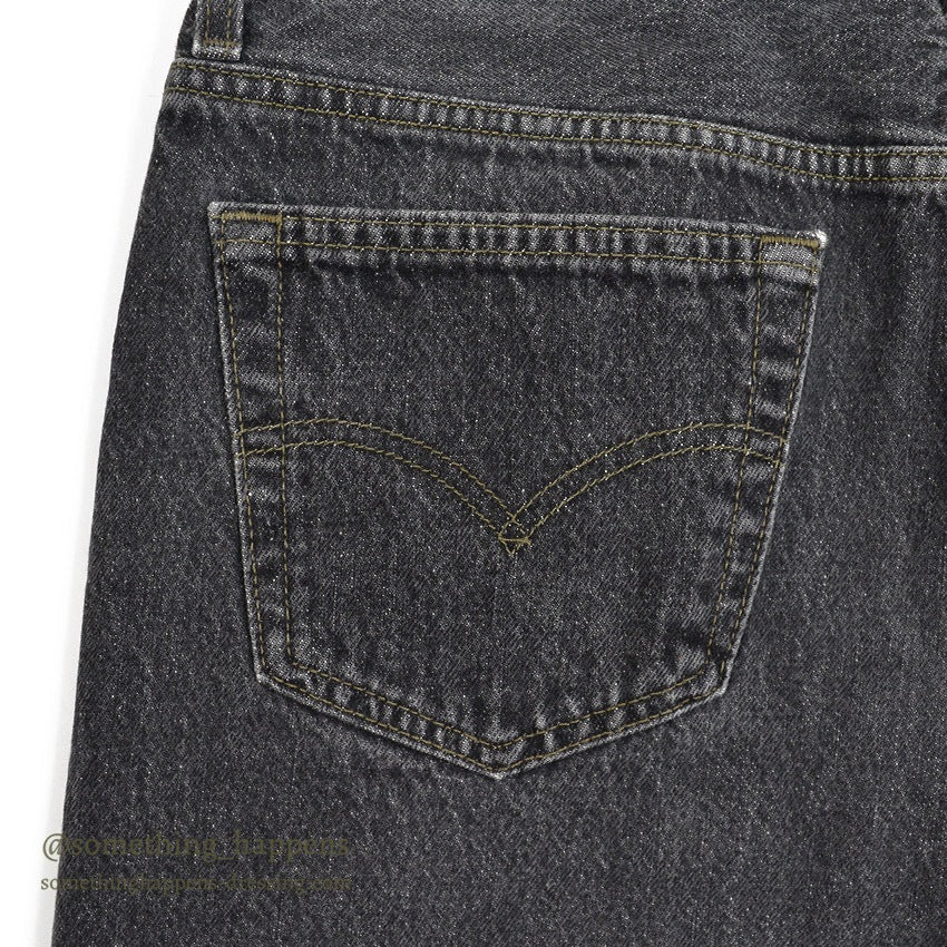 1990's Levi's 501 BLACK DENIM PANTS... W36 L30