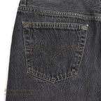 1990's Levi's 501 BLACK DENIM PANTS... W36 L30