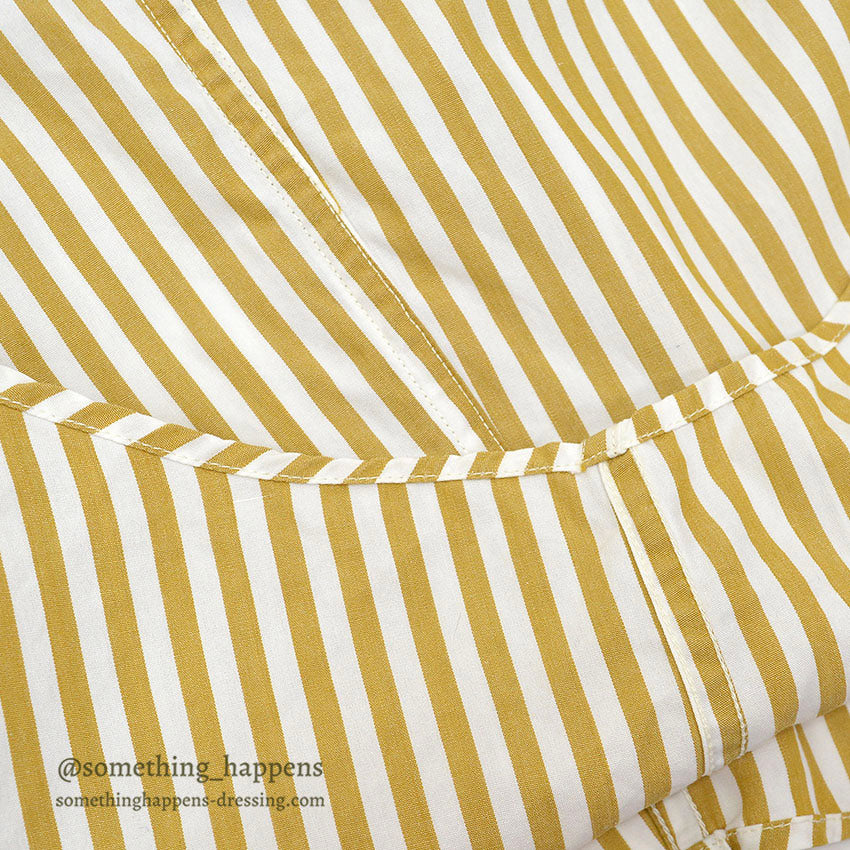 1980's BANANA REPUBLIC SAFARI & TRAVEL STRIPE SHIRT...M