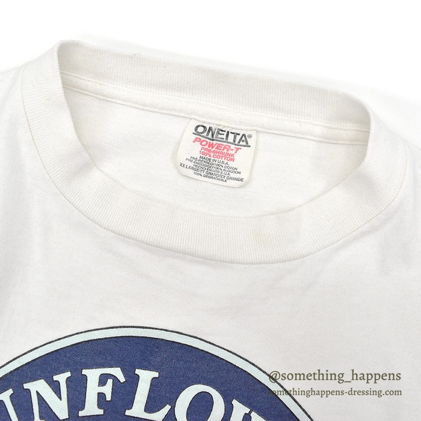 1990's ONEITA SUN FLOWER KANSAS GROWN ART T-SHIRT ... XXL