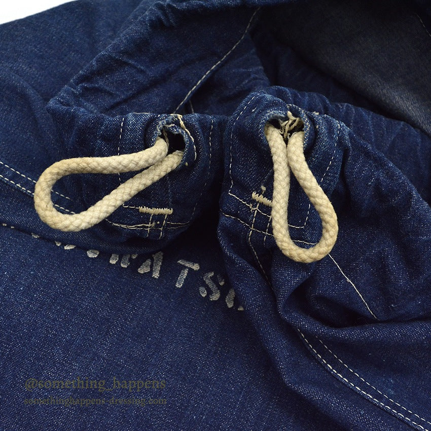 1940's USARMY WW2 DENIM BARRACKS BAG STENCIL...