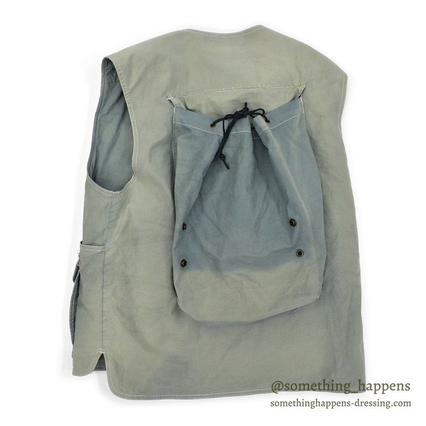 1980's BANANA REPUBLIC SAFARI & TRAVEL PACK TRAIL VEST ... S