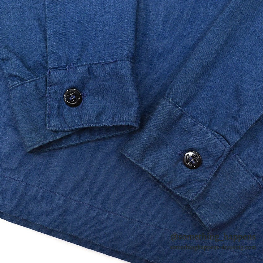 1970's USNAVY JUMPERS, UTILITY, LIGHT BLUE... LARGE