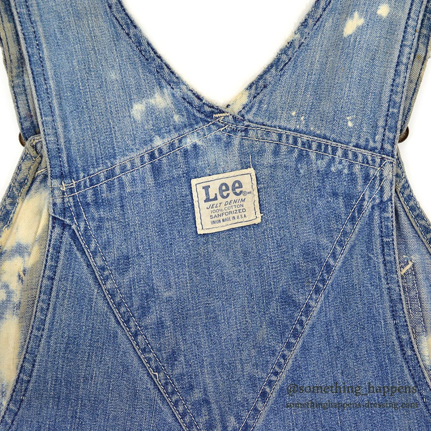 1970's Lee 91-SB JELT DENIM FARMER OVERALL ... W42/L27