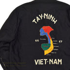 1960s VIETNAM SOUVENIR JACKET (Vietnamese souvenir jacket) 196th LIB...
