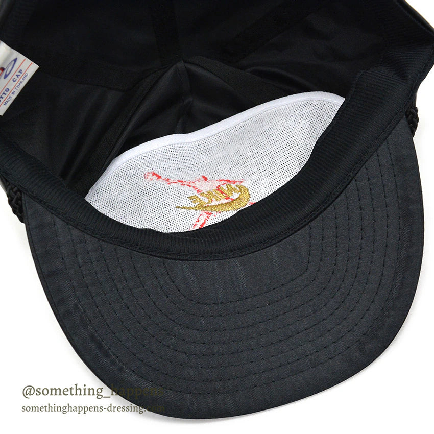 1990's BOOTLEG NIKE AIR JORDAN FLIGHT NYLON CAP BLACK...