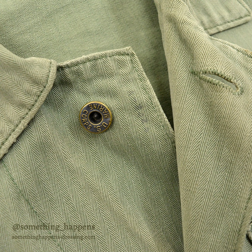 1940's U.S.M.C. / USN  P-41 HBT UTILITY COAT STENCIL ...